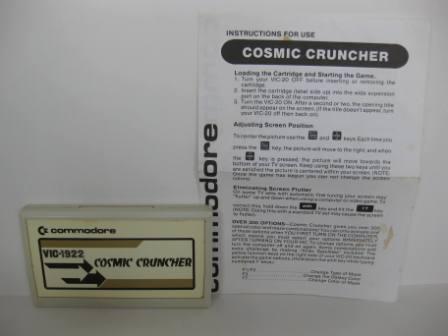 VIC-1922 Cosmic Cruncher (w/ Manual) - Vic-20 Game